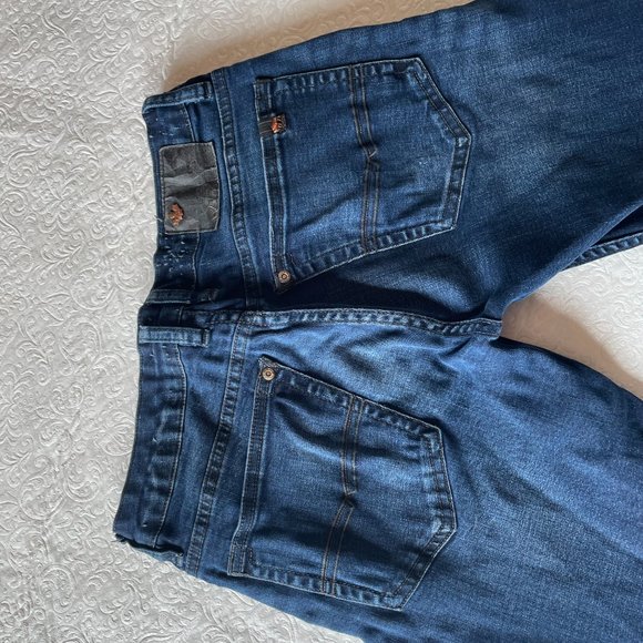 Buffalo David Bitton Straight Stretch 29/32 Six-x Blue - Picture 3 of 4